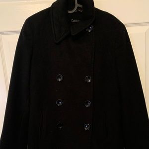 Calvin Klein Ladies Precious Fiber Blend Coat